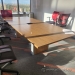 107x48 Oak Rectangle Boardroom Conference Table w/ Power Grommet